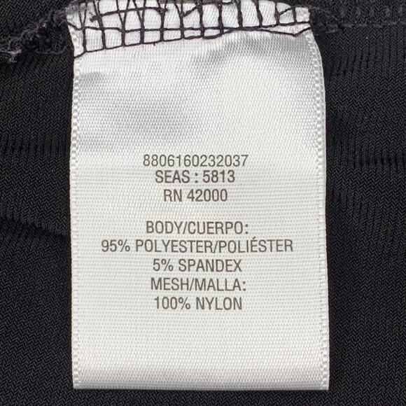 Jaclyn Smith Blouse Short Sleeve Black Asymmetric Sequence on Back Size M - Picture 9 of 10